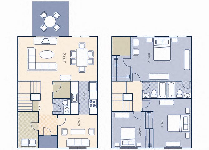 Eagle Estates 1350 3x2.5